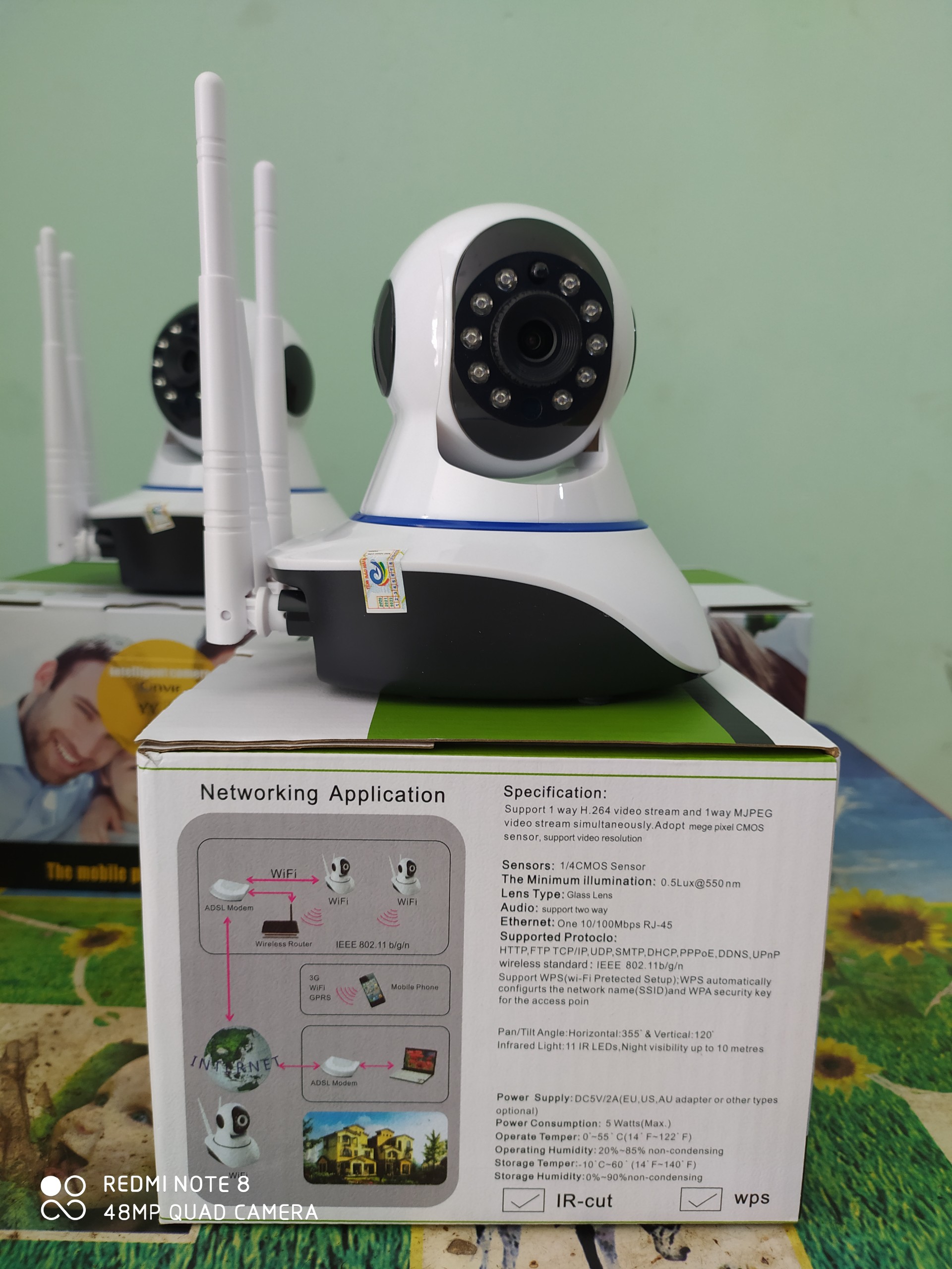 CAMERA IP WIFI 3 RÂU HD1080 LOẠI 1